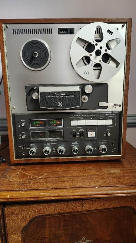 Sansui SD3030 reel to reel in excellent condition, serviced - 1970's image 1