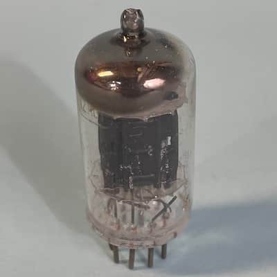 1950s RCA 12AU7 ECC82 (x2) Matched Pair Vintage Long Black Plate Tubes! T144 image 7