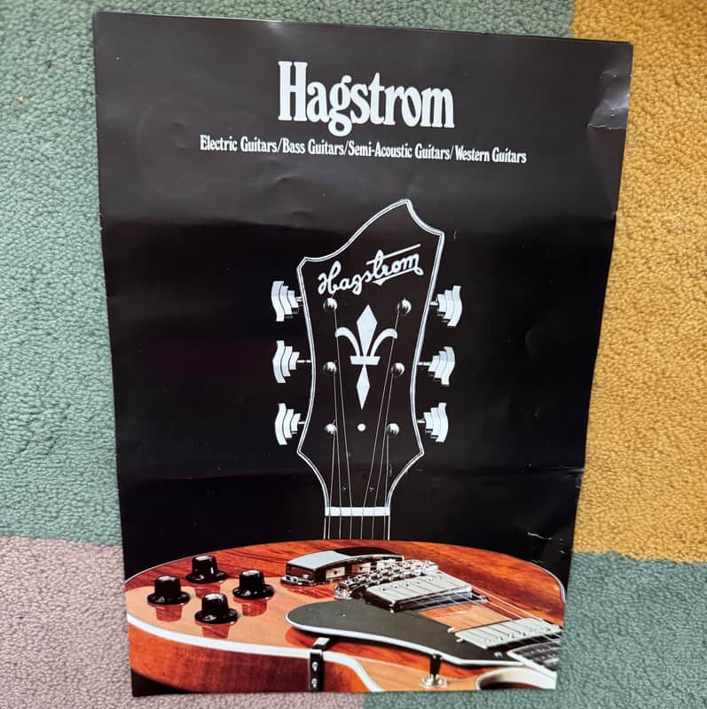 Hagstrom Swede and Superswede promo leaflet [Printed in Denmark by Bøgh&Sorensen] image 1