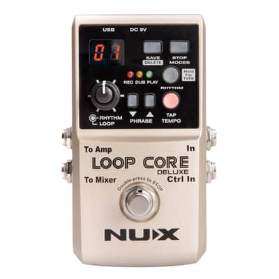 NUX Loop Core Deluxe Looper Pedal w/Drum Machine image 1