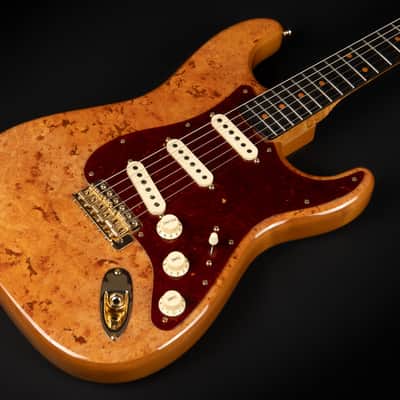 2021 Fender Custom Shop Artisan Maple Burl Stratocaster NOS - Aged Natural | USA Limited Edition Roasted Birdseye Maple Neck Macassar Ebony Fretboard Kloppmann ST60 Pickups | CoA OHSC image 6