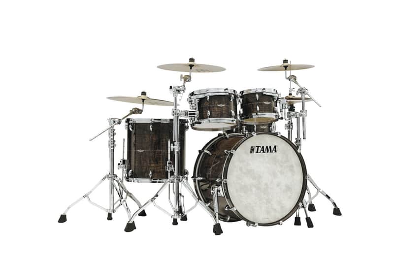 Tama TM42RZSS-CBP STAR Maple Shell Kit 4 pcs - Charcoal Brown Paraiso/Chrome HW image 1