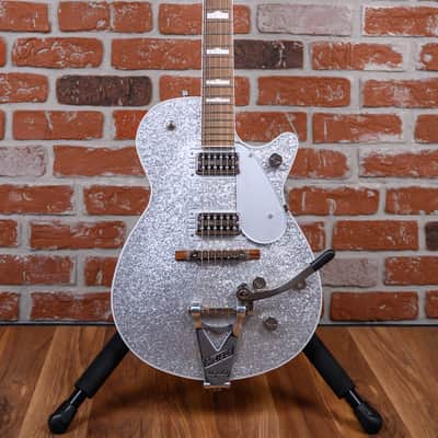 Gretsch G6129T-89 Vintage Select '89 Sparkle Jet with Bigsby Silver Sparkle 2021 w/OHSC image 3