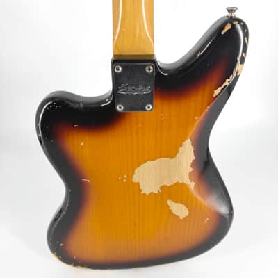 2011 Fender Kurt Cobain Signature Road Worn Jaguar - 3 Colour Sunburst image 7