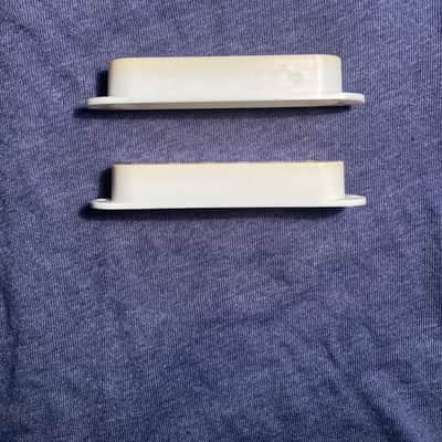 Fender Stratocaster Early 1970s Pickup Covers - White image 5