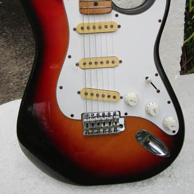 Guyatone Custom Stratocaster, Late 1970's Japan, Sunburst, | Reverb