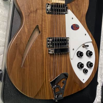 NEW! Rickenbacker 330W Walnut - Semi Hollow Electric Guitar - Authorized Dealer - 7lbs - G07465 image 7