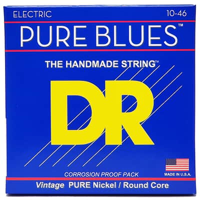 DR Strings Pure Blues PHR-10 Medium .010-046 image 2