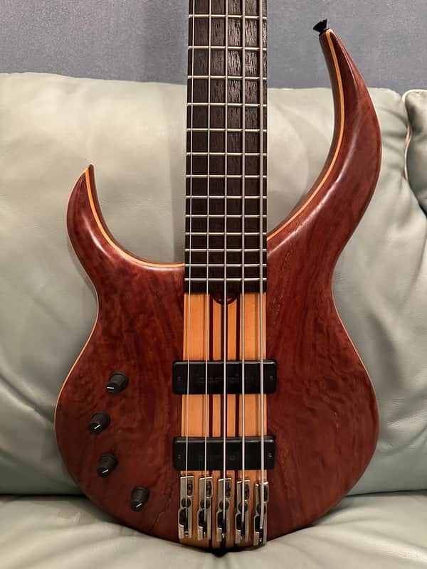 Sukop-Left Handed Bass Classic 5 2017 - African Bubinga Top image 1