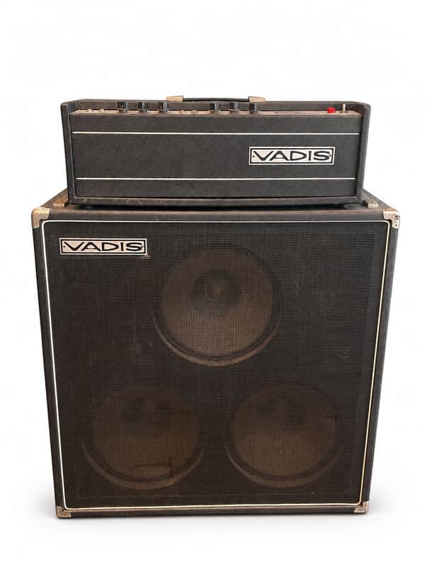 Vadis Extended Range LB61 Series 3 Head + Matching 3x12 Plessey Cab c.1970s image 1