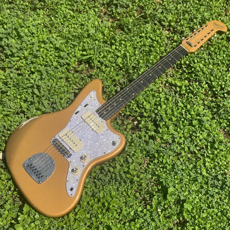 Feelgood 12 String Jazzmaster Electric XII Custom Build- Aztec Gold Nitro RELIC by Copacetic Customs image 1