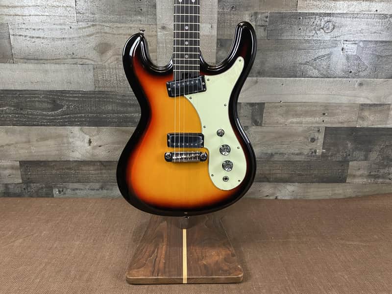 Aria Pro II Mosrite/Univox Electric Guitar - 3 Tone Sunburst | Reverb