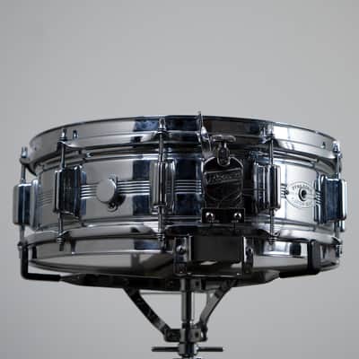 1960s Rogers Dynasonic Steel Snare - 14x5" image 3