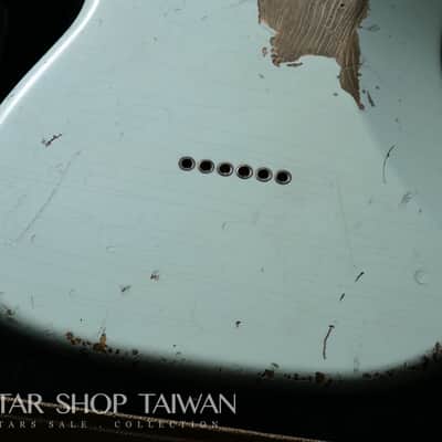 Fender Custom Shop John Cruz 1959 Hardtail Stratocaster Heavy Relic-Sonic Blue image 18