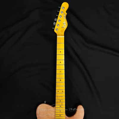 G&L USA ASAT Deluxe Flame Maple Top Natural Gloss Electric Guitar image 3