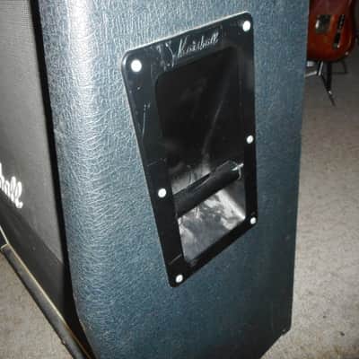 Marshall 1960A 4x12" Angled Guitar Speaker Cabinet 1977 Black image 2