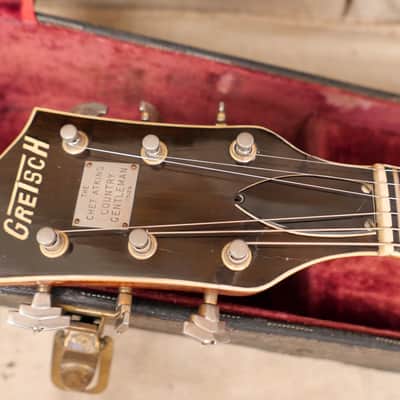 Gretsch 6122 Chet Atkins Country Gentleman  1960 Natural Walnut Stain image 11