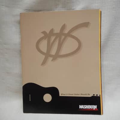 MINT WASHBURN GUITARS 2003-2004 HI QUALITY COLOR 34 PAGE CATALOG image 1