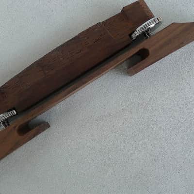 Rosewood Hollow Body Archtop Jazz Guitar Bridge image 5