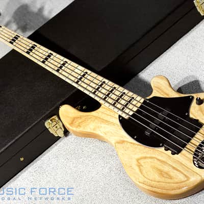 Lakland US Custom 55-94 Standard - Natural w/Roasted Birdseye Maple Neck, Birdseye Maple FB image 1