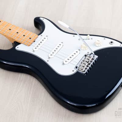 1986 Squier by Fender Bullet S3T (V2) Black w/ American Standard Pickups, E6-Serial Japan MIJ Fujigen image 10