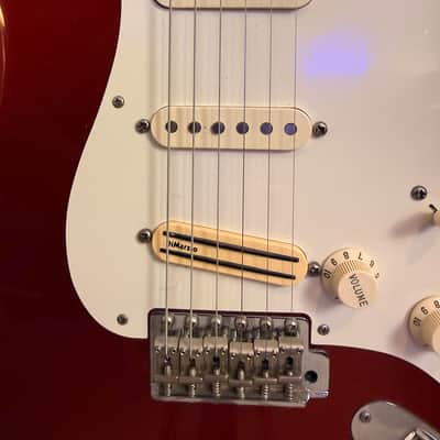Fender Vintage Hot Rod '57 Stratocaster 2007 - 2013 - Candy Apple Red image 11