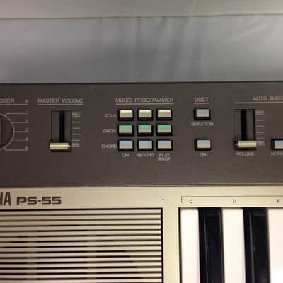 Yamaha PS-55 49-Key Digital Keyboard White image 2