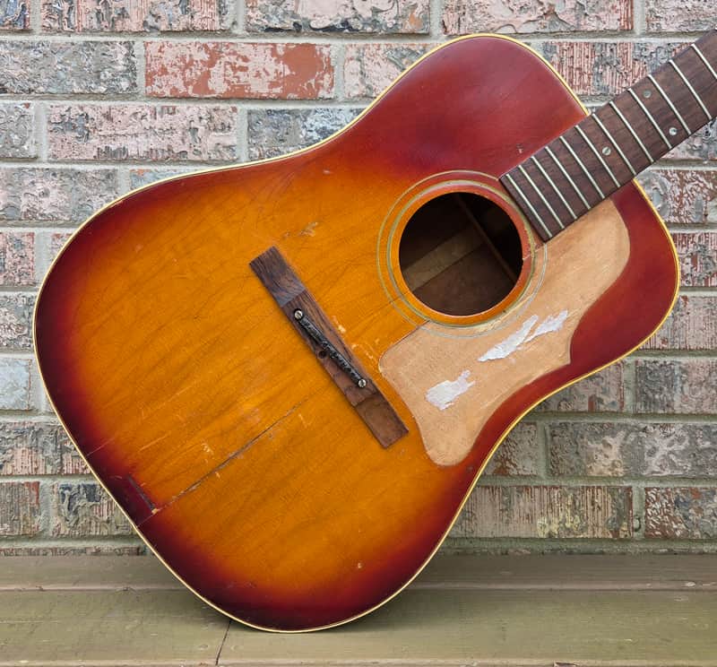 Vintage 1967 Gibson B-45-12 Twelve String Acoustic Guitar Project! image 1