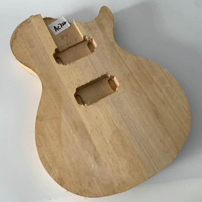 Unfinished Basswood Single Cut Guitar Body image 1