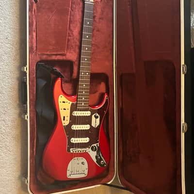 Fender Limited Edition Parallel Universe Series Jaguar Strat 2018 - Candy Apple Red image 1