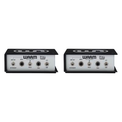 2x Warm Audio WA-DI-P Passive Instrument/Guitar/Keyboard DI Direct Box (Pair) image 1