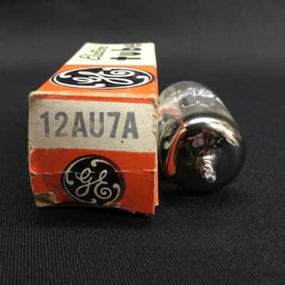 NOS GE 12AU7A Dual Triode GRAY PLATES Audio Amp VACUUM TUBE Tested USA 8.2002-D image 4