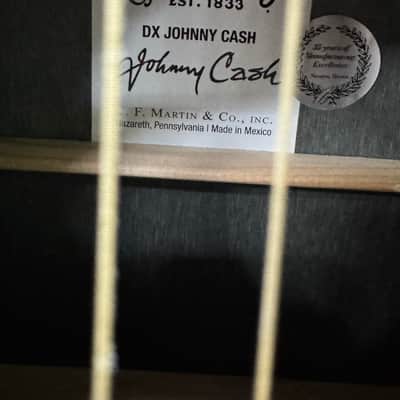 Martin DX Johnny Cash 2019 - Present - Black image 3