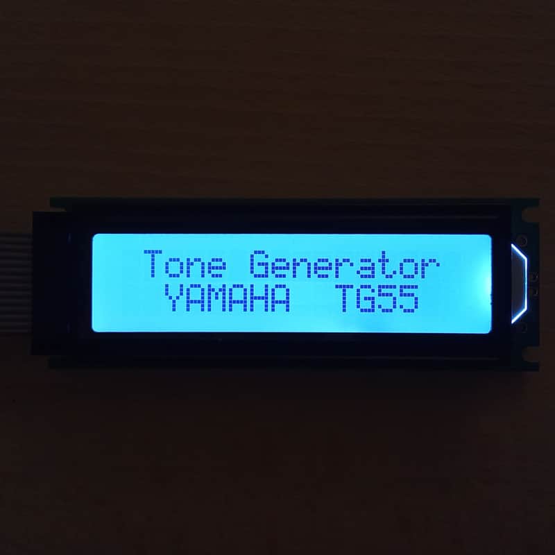 Yamaha TG55 - New grey display image 1