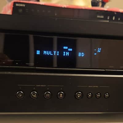 Denon Denon AVR-1312 5.1 home theater receiver 90s - Black image 1