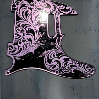 Telecaster 8 Hole Pickguard Acrylic Lavender Mirror Guitar Scratch Plate for Fender American/Mexican Standard Tele Cut for Modern Style Parts image 3