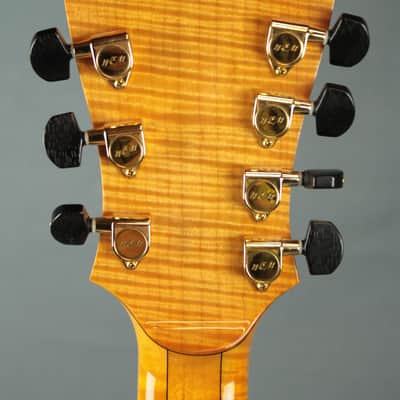 W.E. Moll  19" Custom Express  2007  Natural Flame Maple Back and Sides image 9