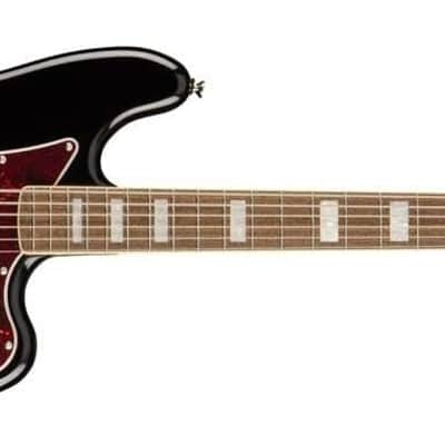 Squier Classic Vibe 6-String Bass VI, Black, Laurel Fingerboard image 2