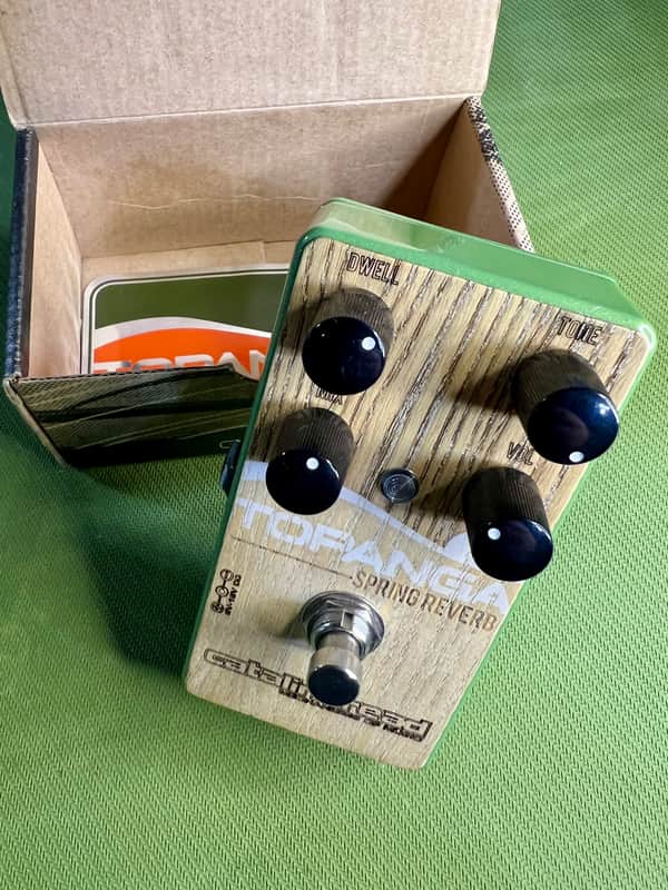 Catalin Bread Topanga Reverb Pedal - Limited Edition “Woody” Finish image 1