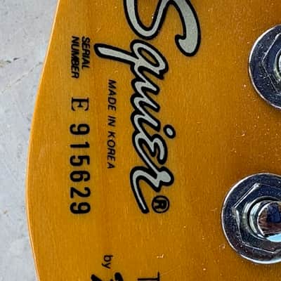 Vintage Fender TELECASTER Squire 1989-1990 -Maple Neck image 4