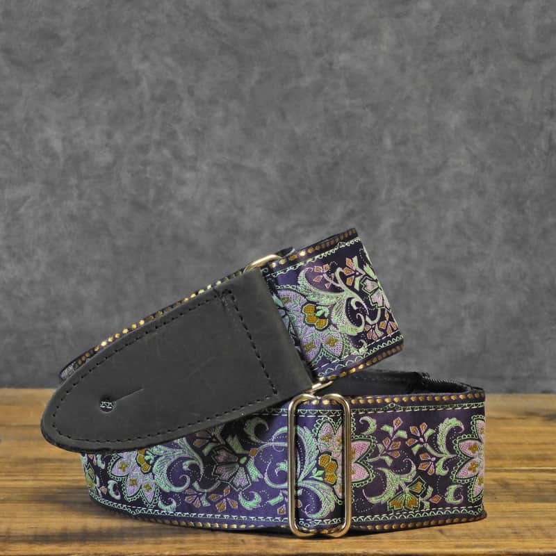 Jodi Head Verna Series Denim Back Guitar Strap New from Authorized Dealer 2026 - Purple Dusty image 1