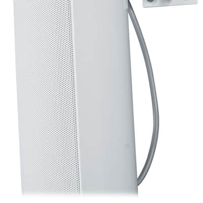 Rockville RCS350-6 70v Commercial Amplifier Amp + (4) White Line Array Speakers image 4