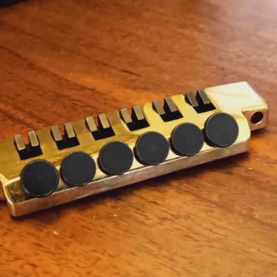 Schaller Fine tuner bridge 70s 80s tailpiece les paul sg iommi gold image 1