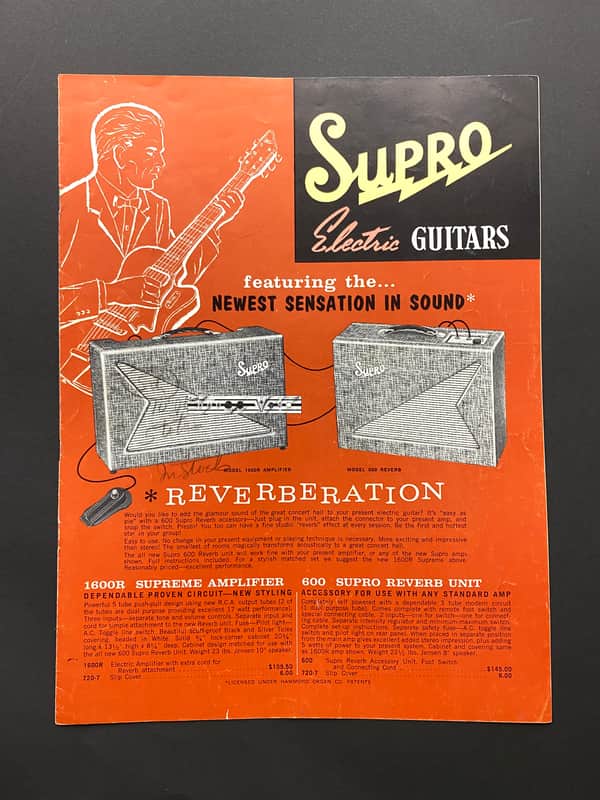 1961 Supro Catalog Case Candy Memorabilia image 1