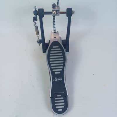Ludwig Chain-Drive Single-Spring Bass Drum Kick Pedal Black/Aluminum Script image 2