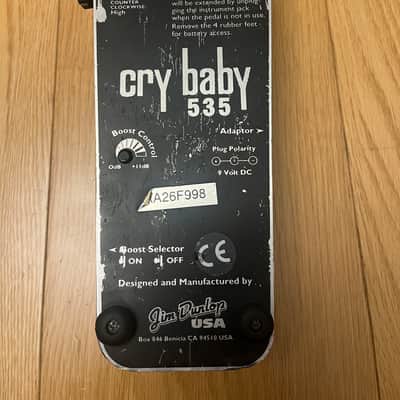 Dunlop CB535 Series Cry Baby Wah 1998 - 2003 - Chrome image 6