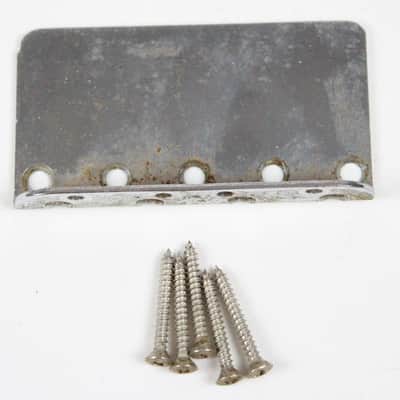 1972 Vintage Fender Precision Bass/Telecaster/Jazz Bass BRIDGE Bare Plate No Saddles 1970s USA image 1