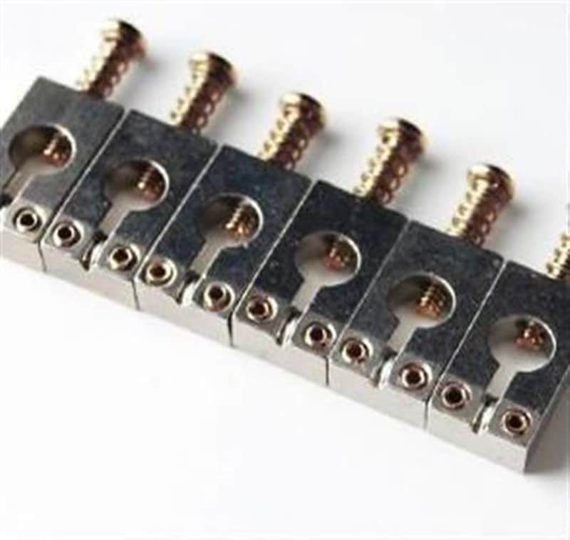 PRS Machined Tremolo Saddles (6), Nickel image 1