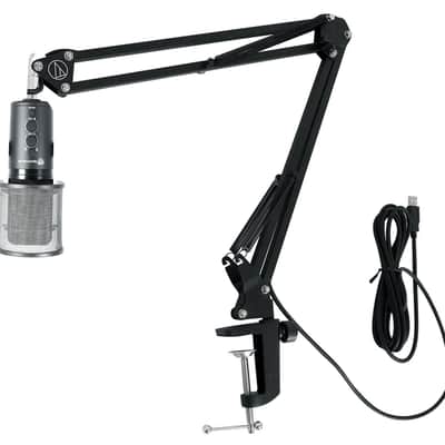 Rockville ROCK-STREAM PRO USB Microphone Recording Mic+Audio Technica Boom Arm image 1