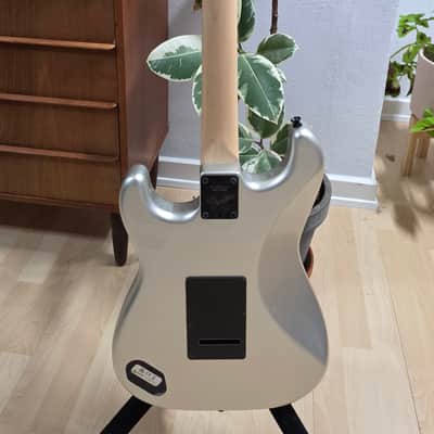 Fender Boxer Series Stratocaster MIJ BRAND NEW 2020 Porsche Inca Silver HH Japanese MJ Made in Japan Super Strat Coil Tap Gotoh Vintage 80s Reissue Black Headstock Guitar image 5